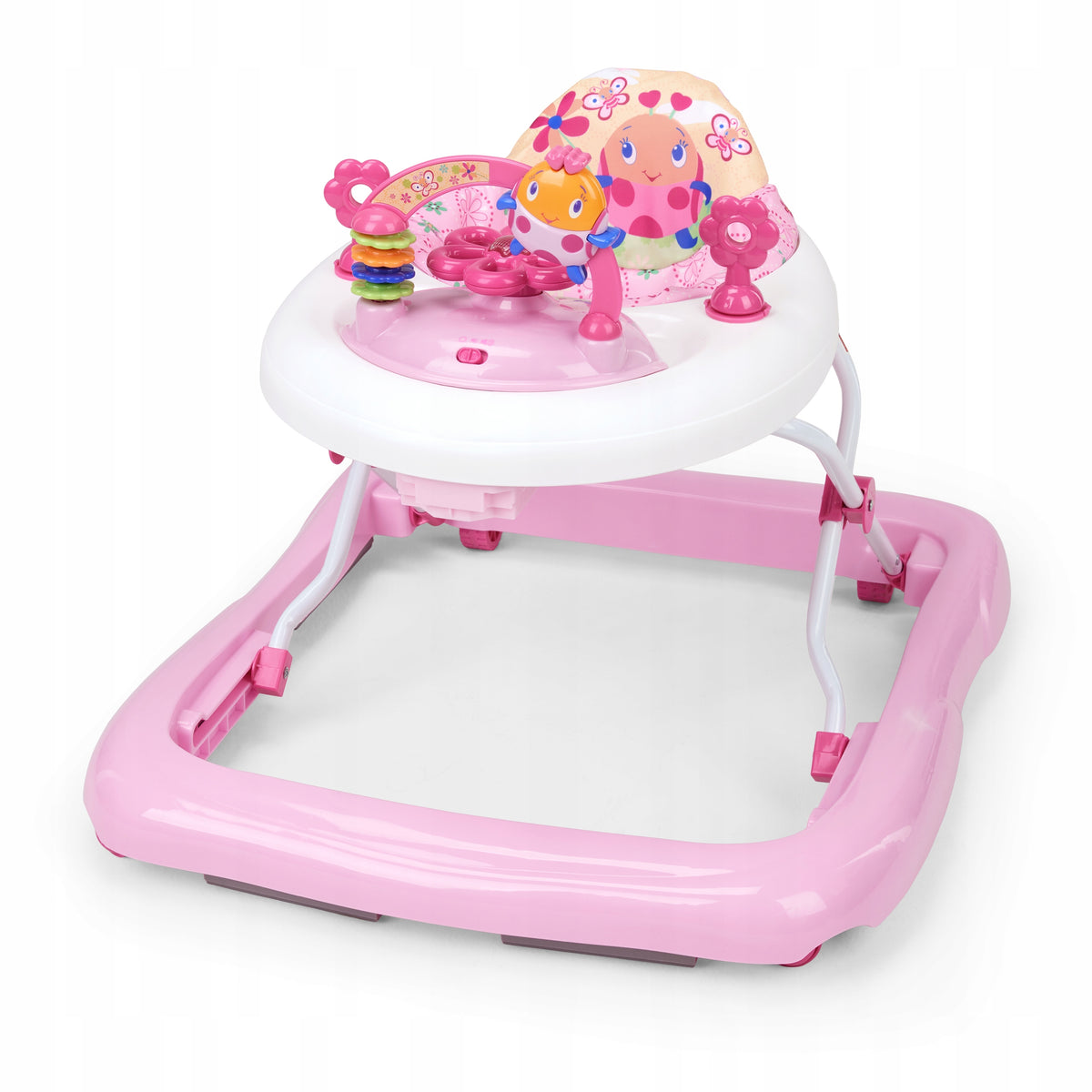 Children's Walker with Height Adjustment Pink Bright Starts