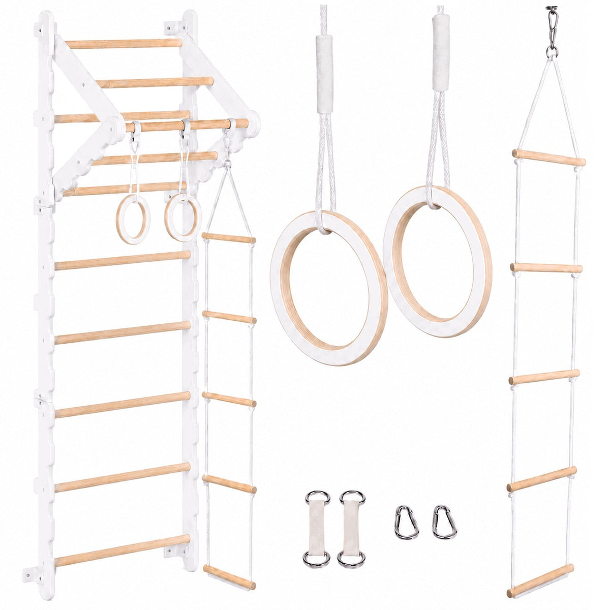 Children's Wooden Pull-Up Gymnastic Ladder for Premium Room Manufacturer code Drabinka gimnastyczna drewniana SPORT BLAST