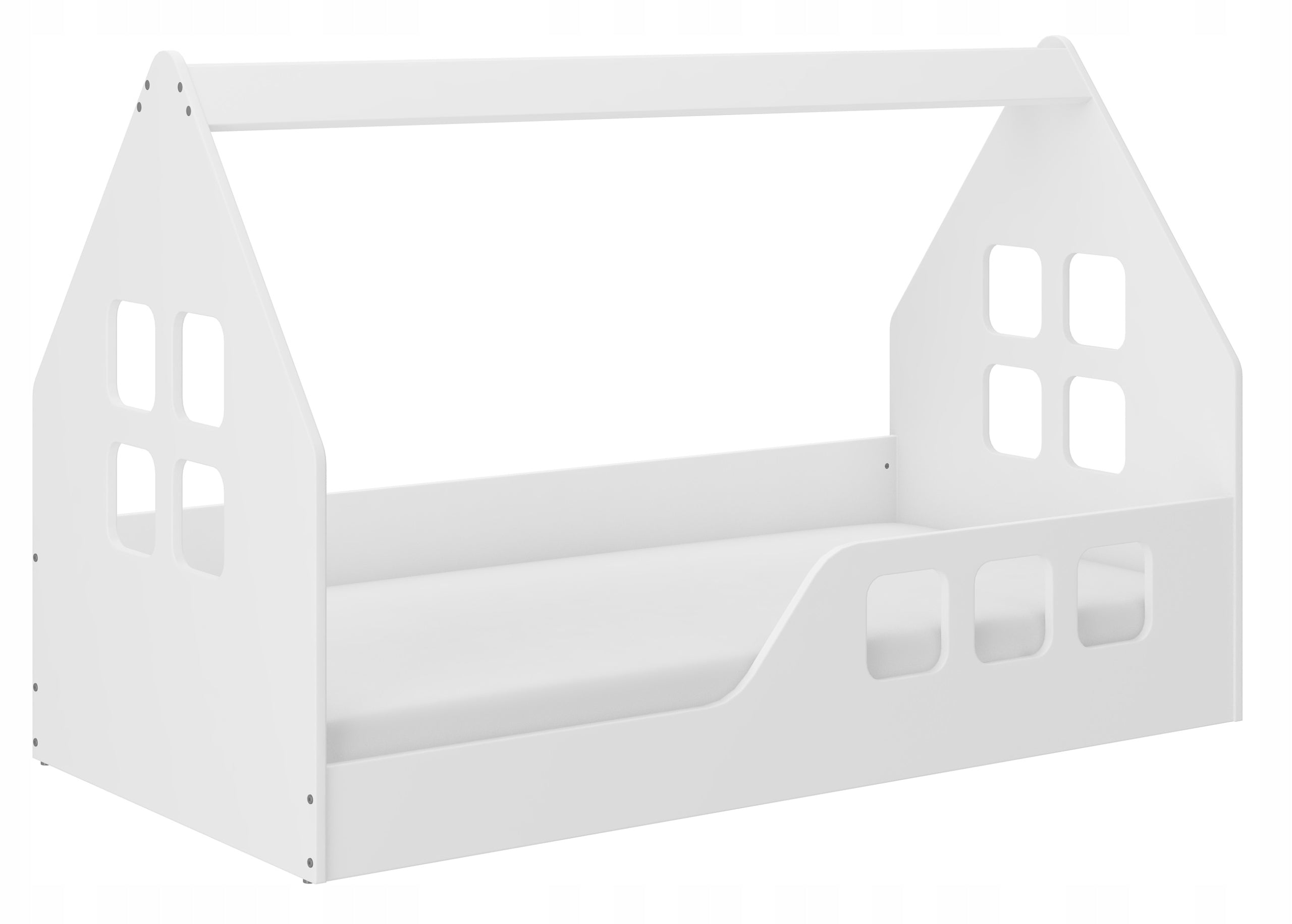 Children's bed Low house 160x80 Montessori WHITE or SONOMA EAN (GTIN) 5903760657307