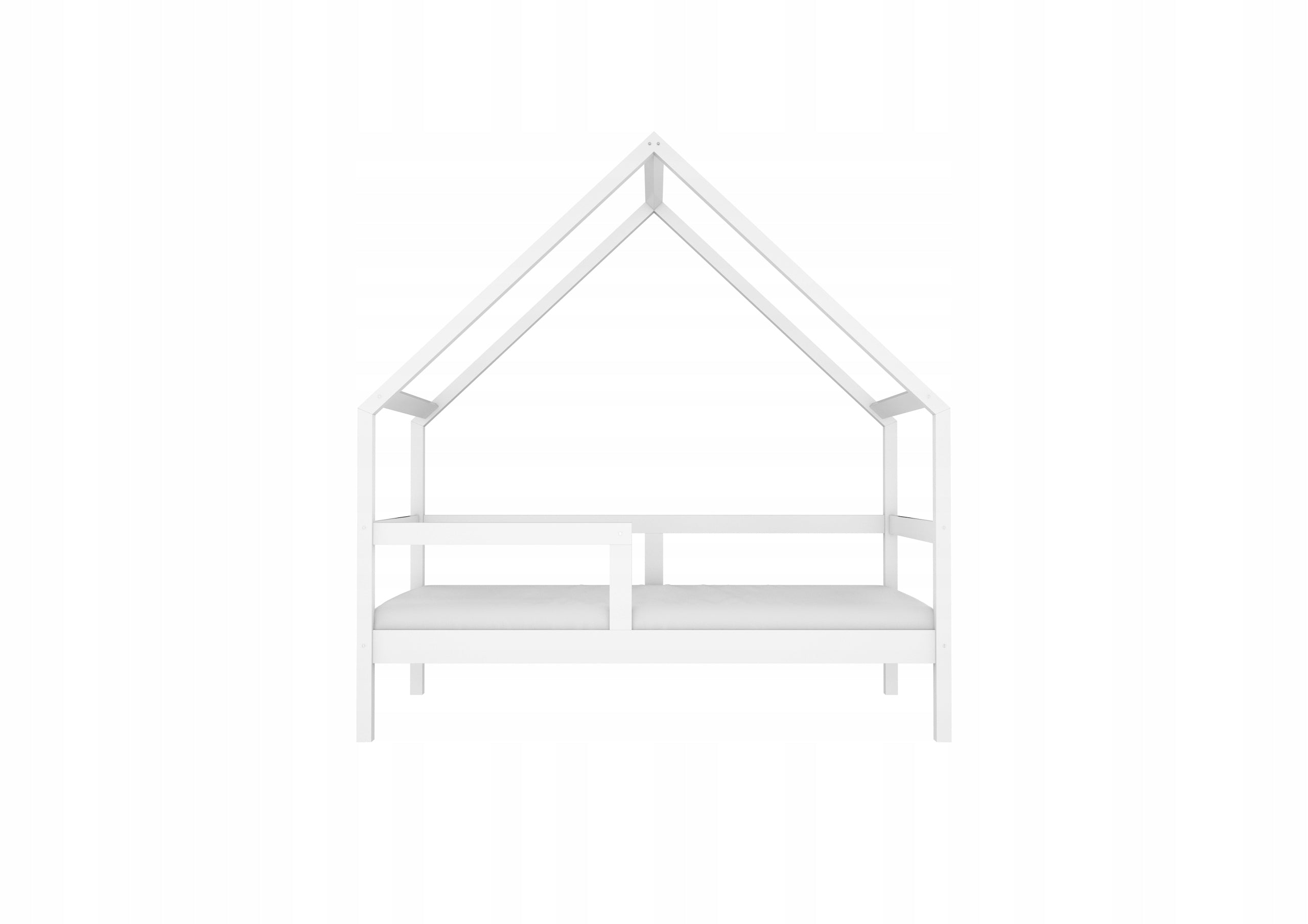 Children's bed cottage PEAK 160x80 pine white mat Manufacturer code 5903769718320