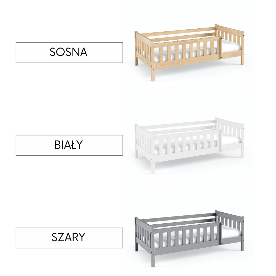Children's bed low FIELDS 160x80 grey Brand Mtj-meble