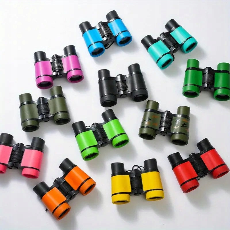 Children's binoculars green pink blue black 4 x 30 for observation Brand no brand