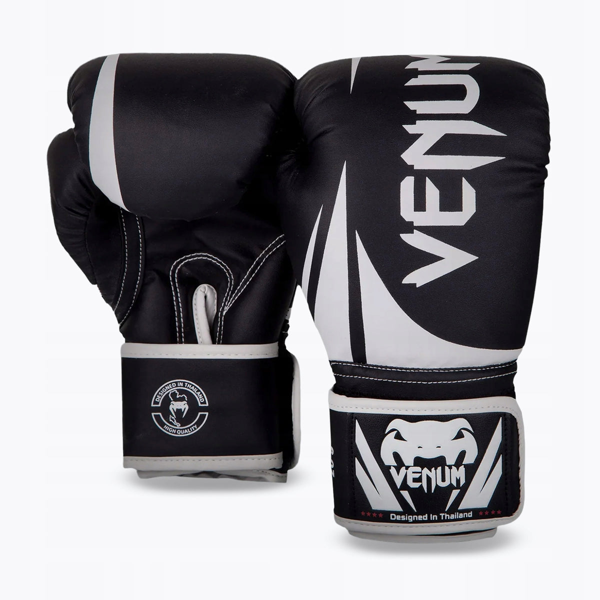 Children's boxing gloves Venum Challenger 2.0 Kids black/white 4 oz