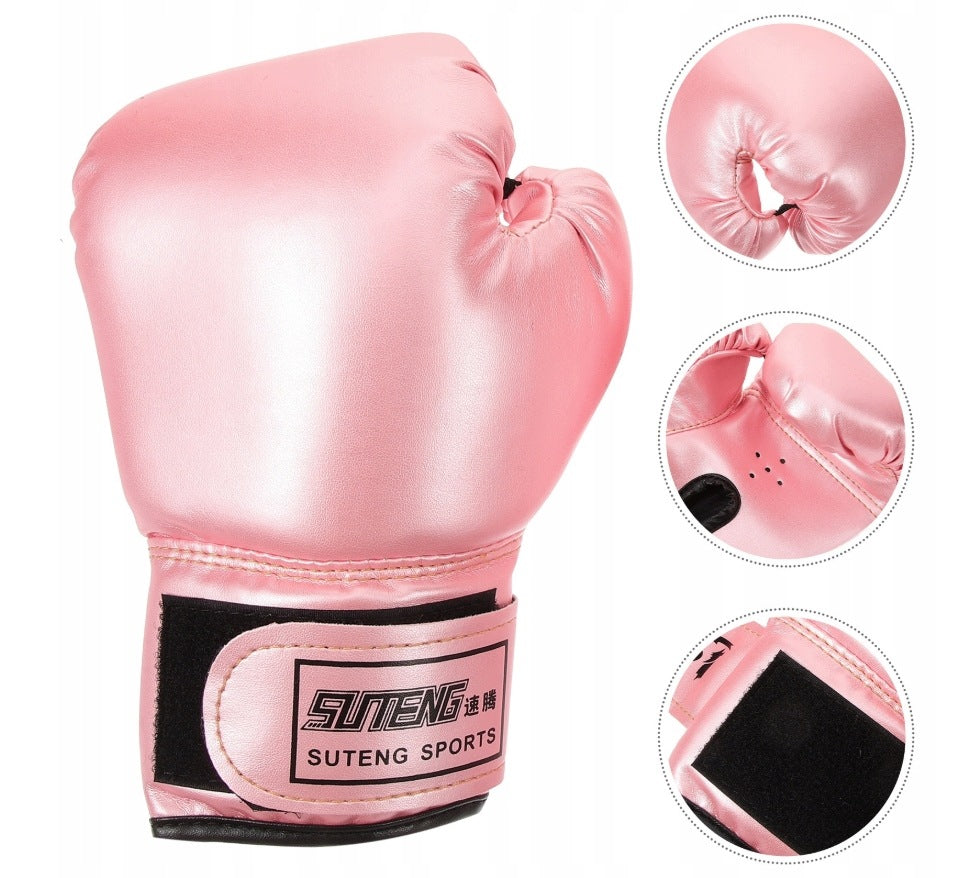 Children's boxing gloves pink, size 4 OZ for training