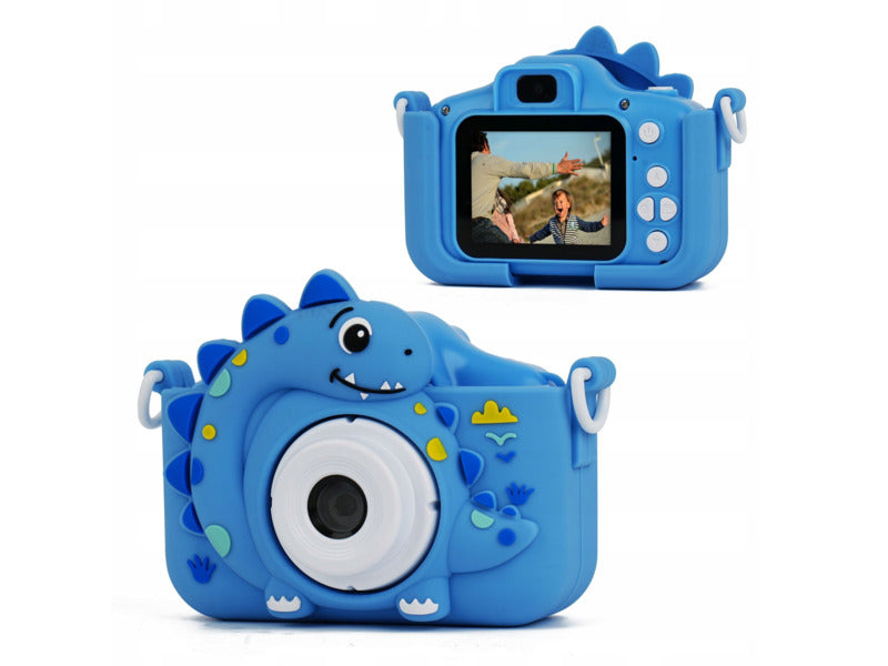 Children's camera XREC X2 Blue Dinosaur