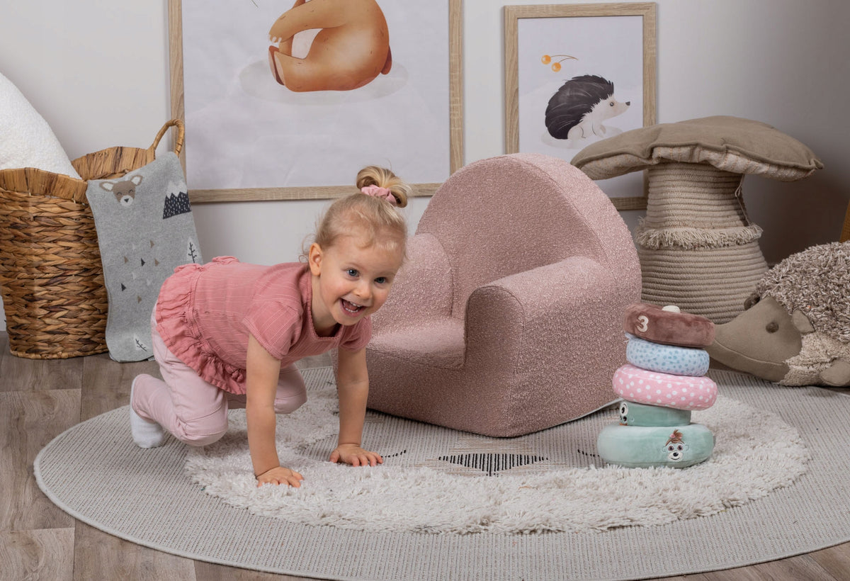Children's chair with ears child seat boucle soft comfortable Packaging status original
