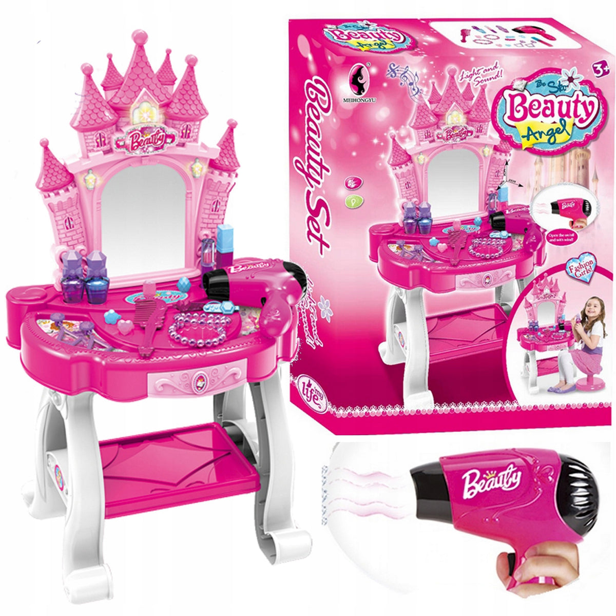 Children's dressing table Madej Dressing table with mirror