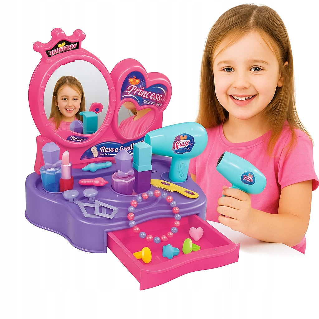 Children's dressing table akcesoria toy pink set XXL EAN (GTIN) 5905753731605