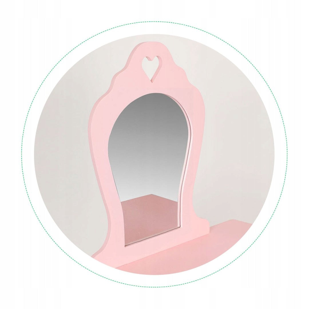 Children's dressing table large with mirror for girls ECOTOYS Brand Ecotoys