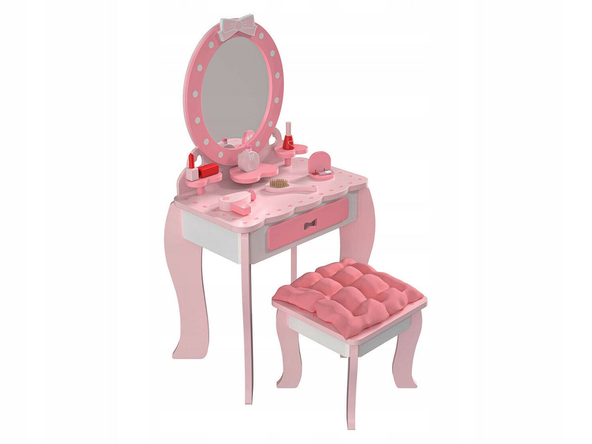 Children's dressing table wooden large mirror stool accessories XXL Make-up Manufacturer code 358562