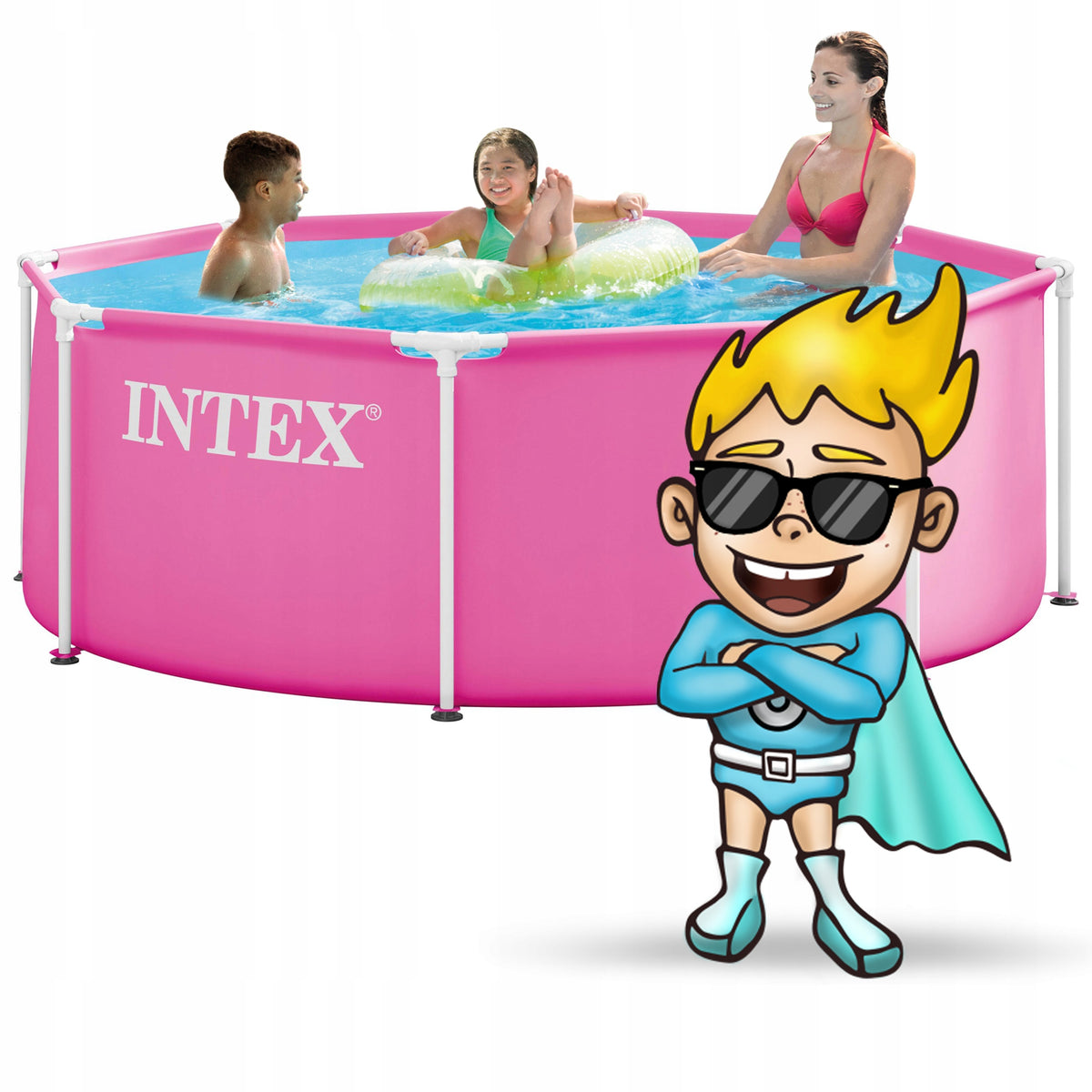 Children's frame pool garden round 244cm SET INTEX MODEL 2026 Manufacturer code 28290ND