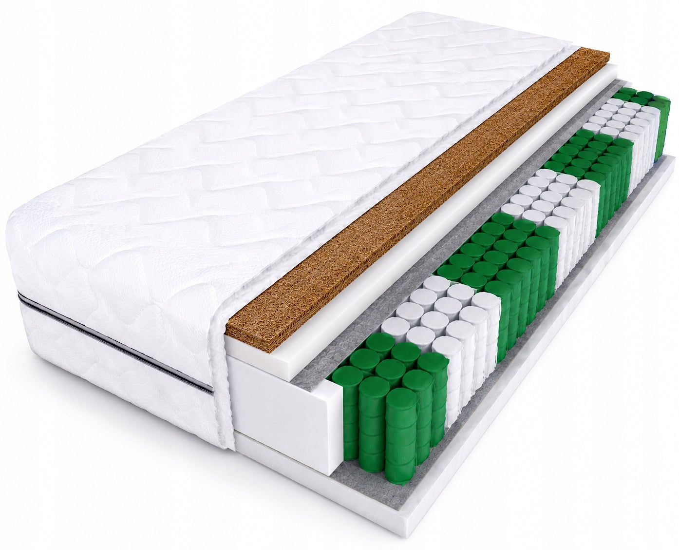 Children's mattress 80x160 spring with coconut medium hardness H3 16cm Manufacturer code CARL 80x160