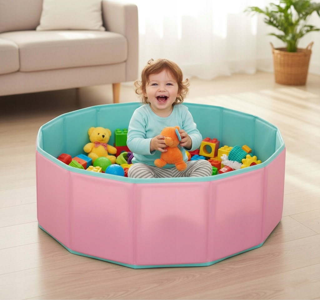 Children's playpen 100 cm Dry Pool Round Square Toys for Garden House PZ03 Brand K&M