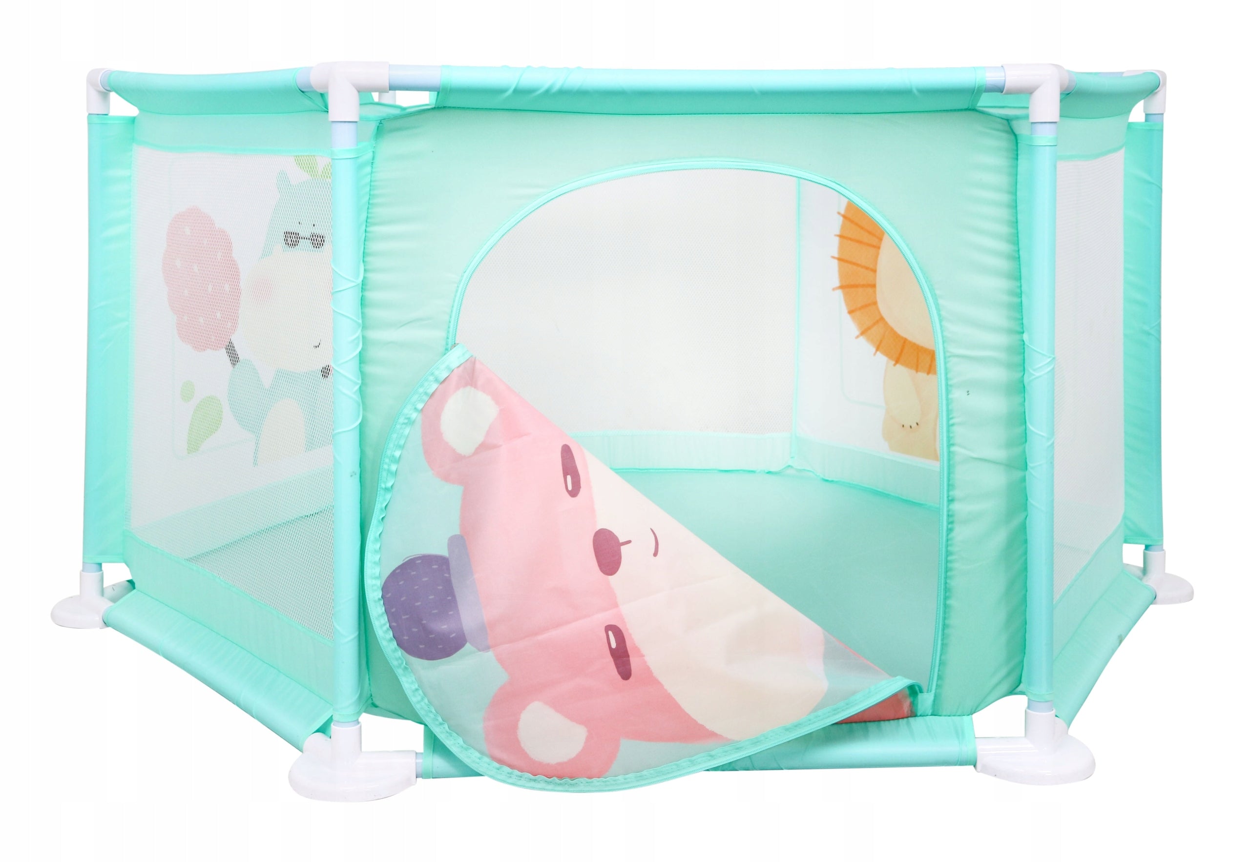 Children's playpen 6m+ Square toys with mesh Fence for home and yard Brand Ramiz