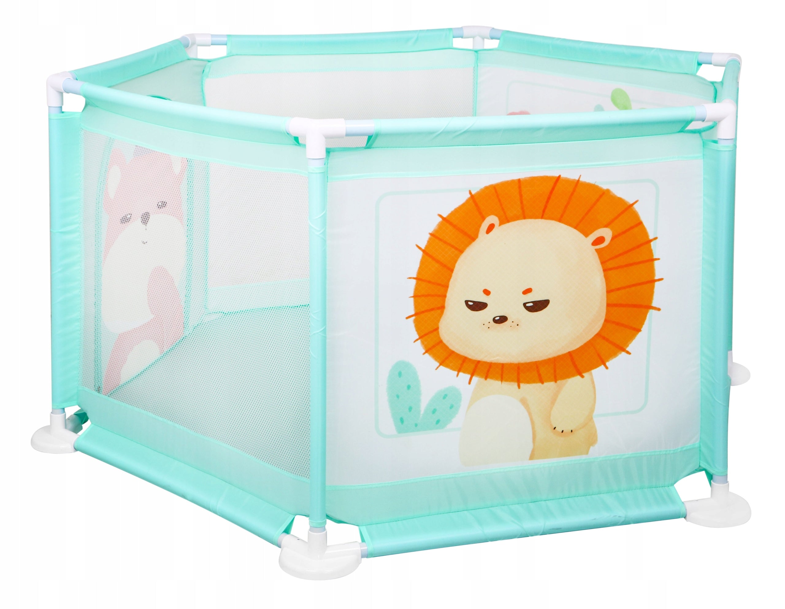 Children's playpen 6m+ Square toys with mesh Fence for home and yard Product width 80 cm