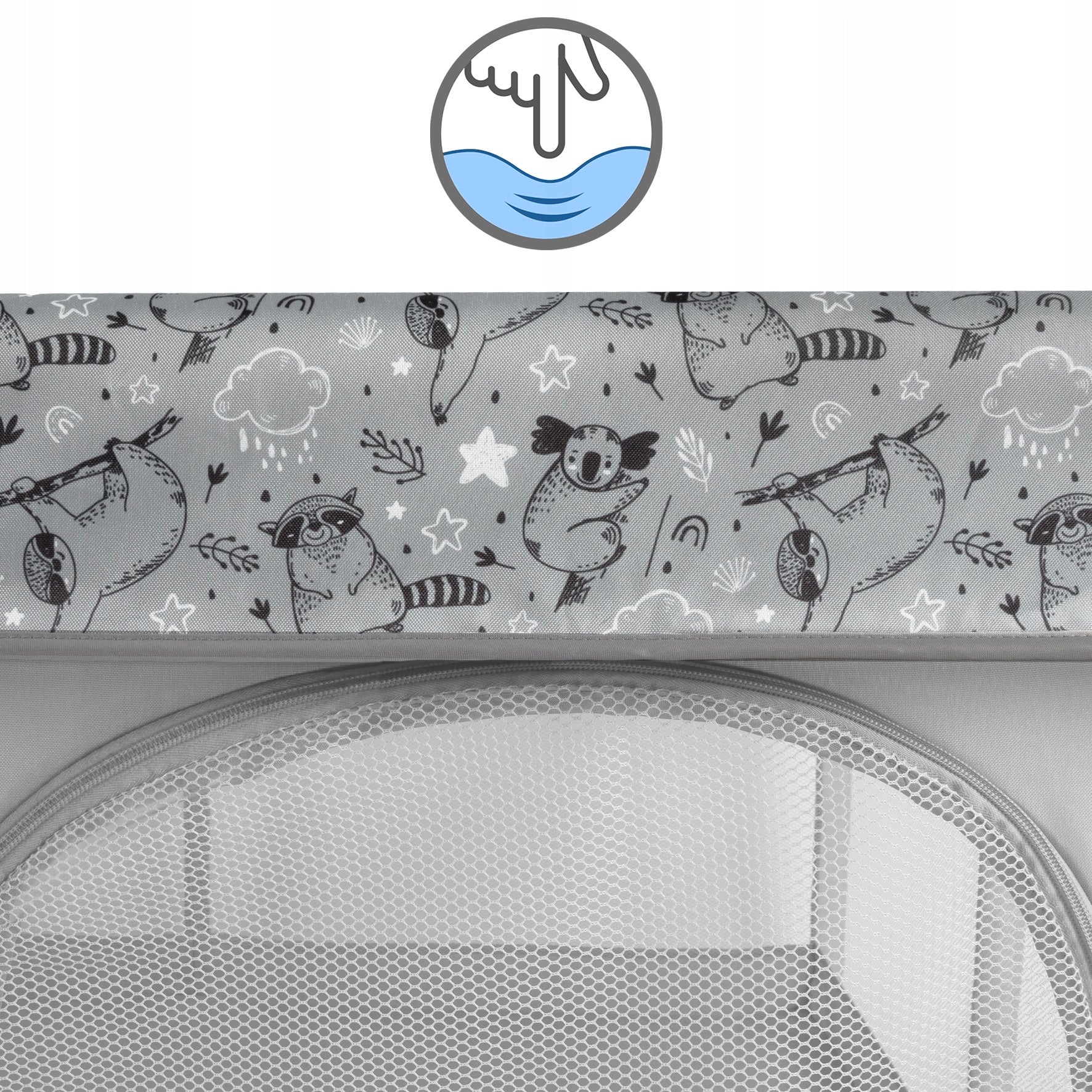 Children's playpen Kidwell FANKO Art 180x200cm dry pool large square toys XL Manufacturer code KOMOFAR01A3