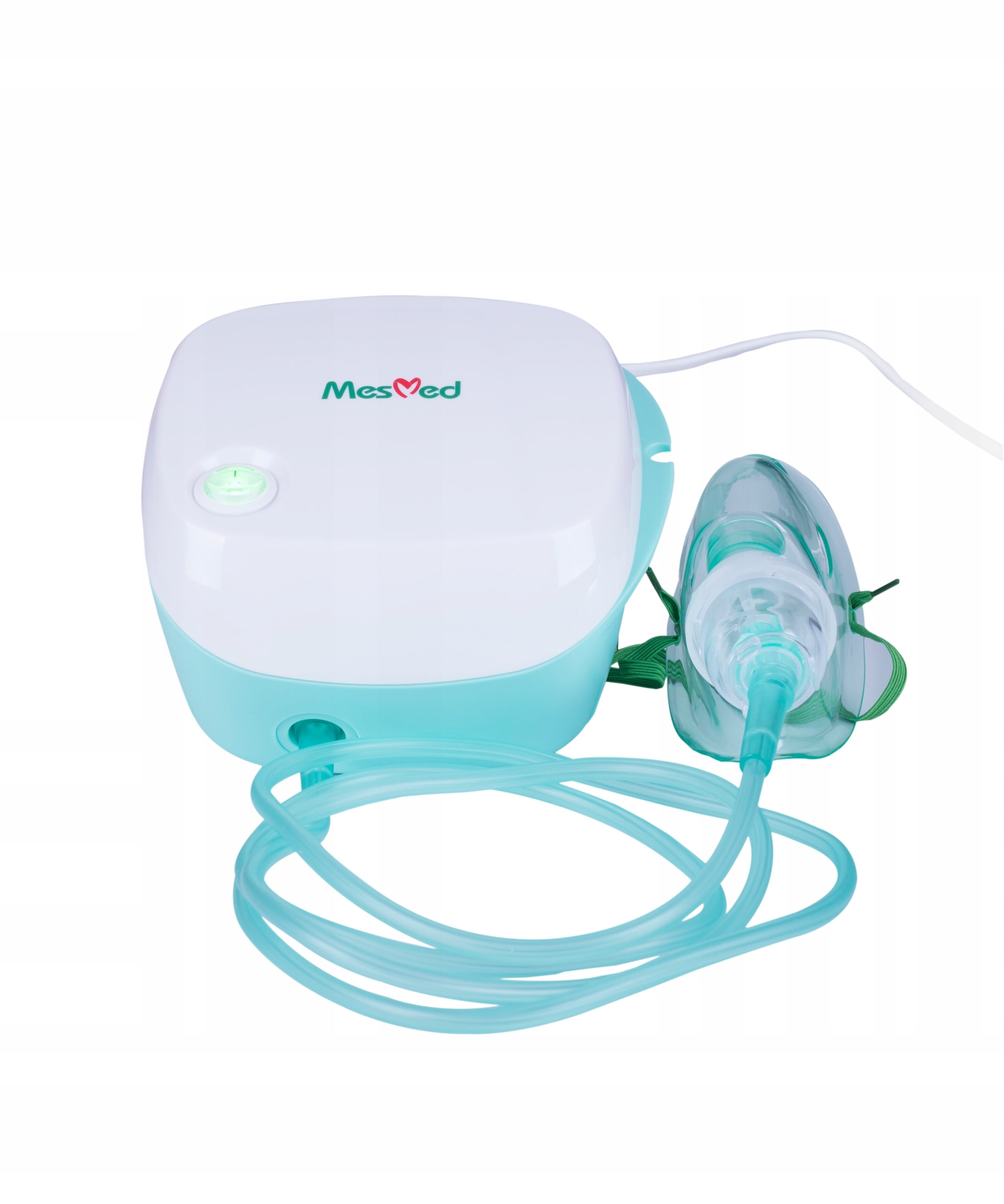 Children's pneumatic piston nebuliser inhaler MesMed MM506 Sapphire Color white