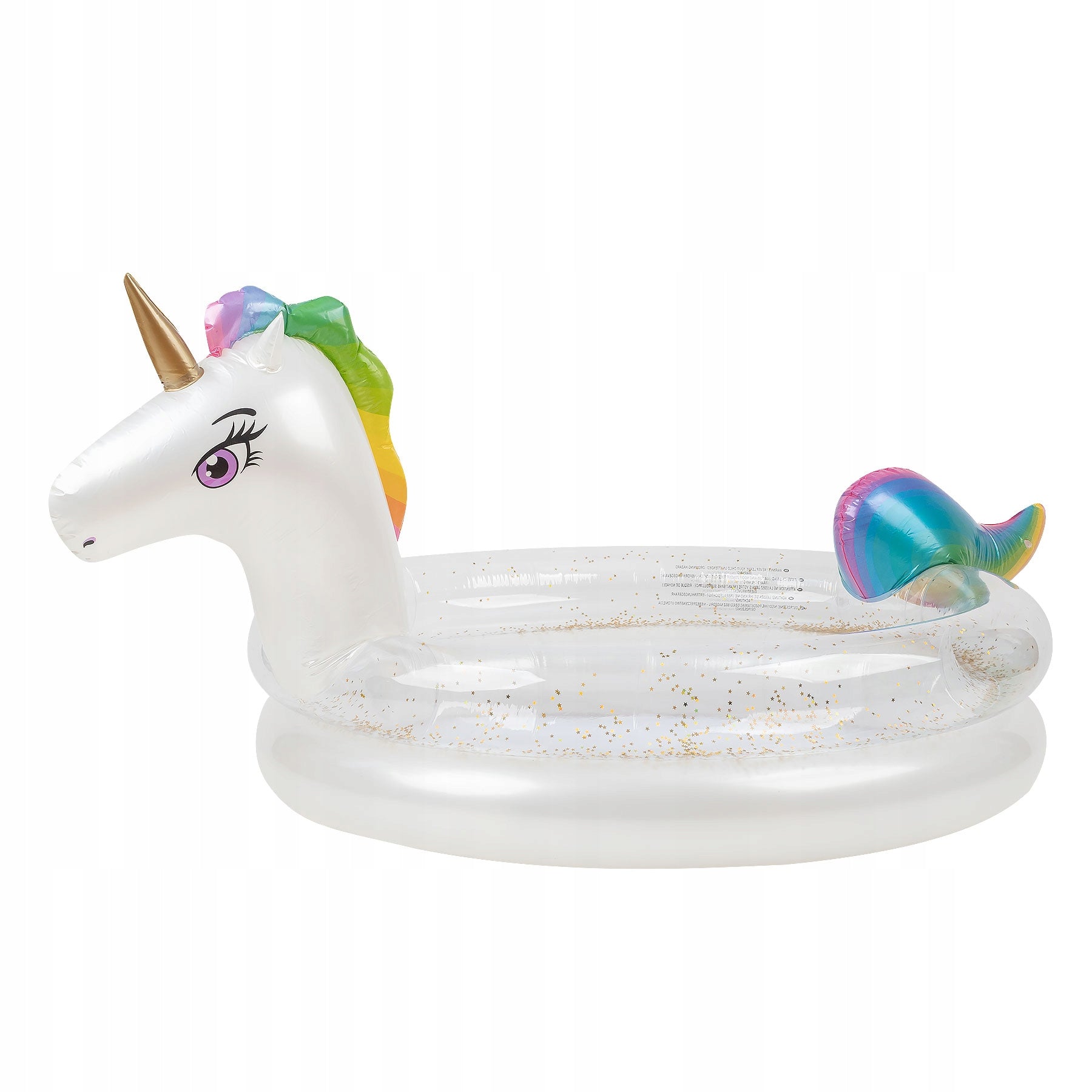 Children's pool 3person XXL swimming pool inflatable large garden unicorn 175 cm Height 87 cm