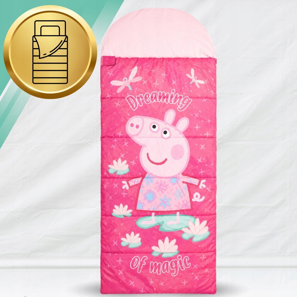 Children's sleeping bag PEPPA PIG 170x70 cm Original License Hasbro Pink Manufacturer code spiwór peppa