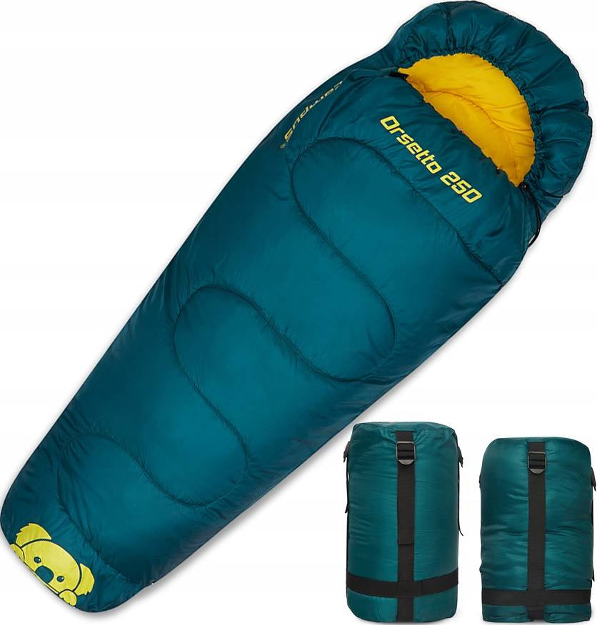 Children's sleeping bag mummy warm for children tourist Campus Orsetto right