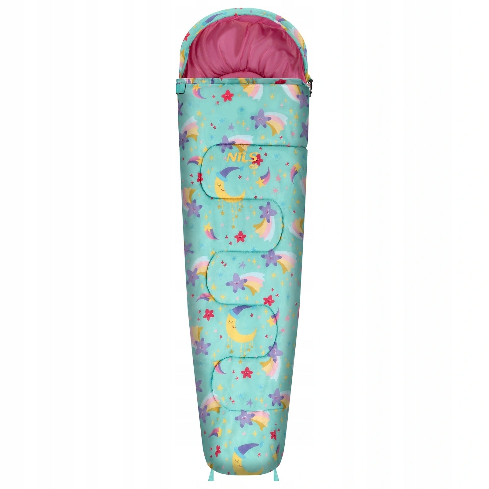 Children's sleeping bag with backpack NILS CAMP NC3201 stars Packaging status original