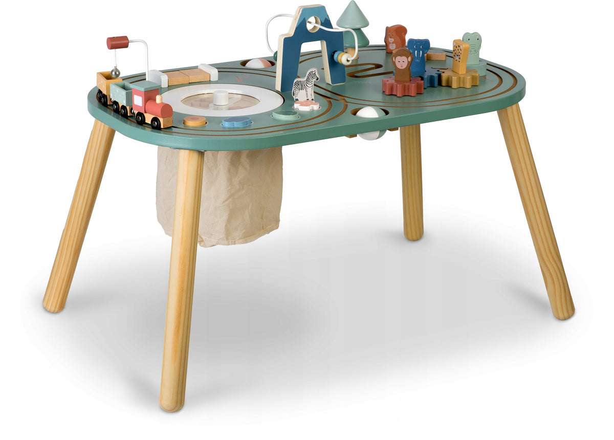 Children's table educational wooden interactive Montessori XXL queue Packaging status original