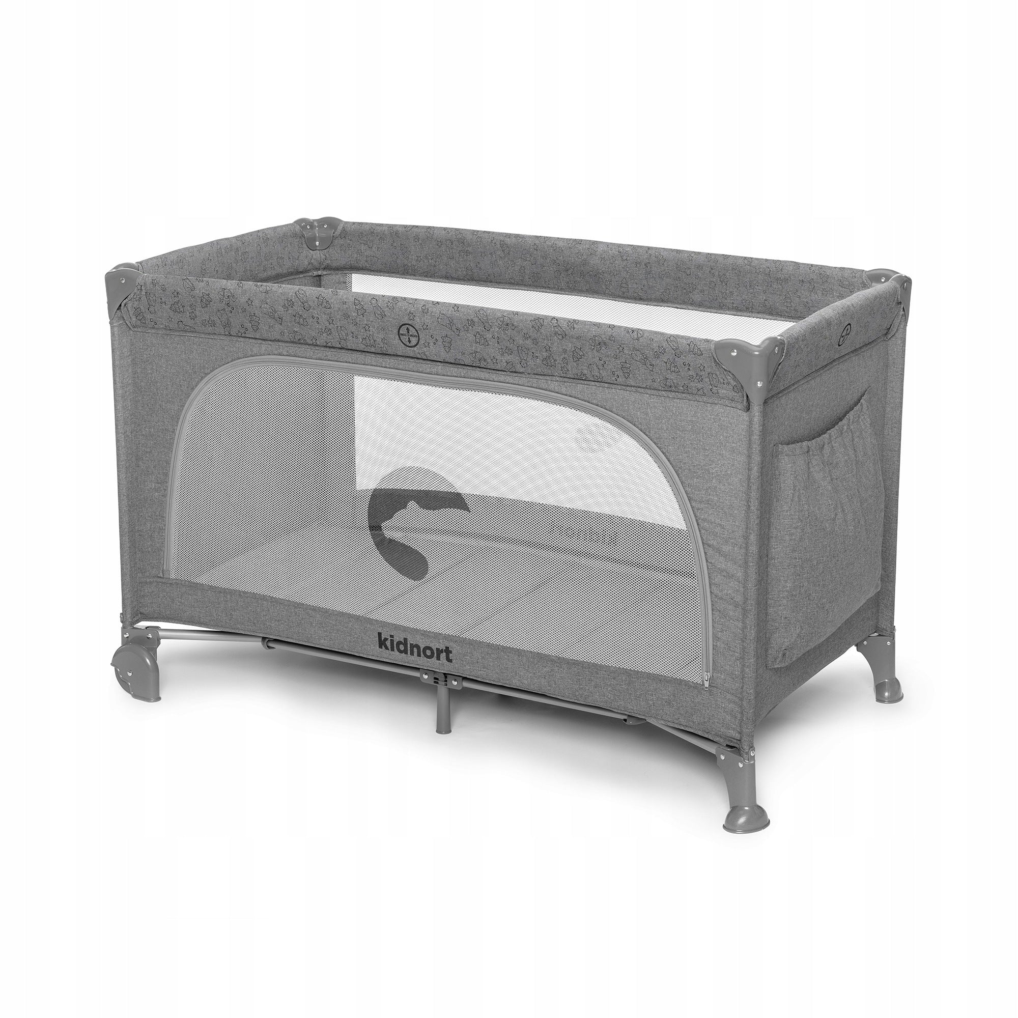 Children's travel cot - folding playpen + mattress, bag - IHALIG Packaging status original
