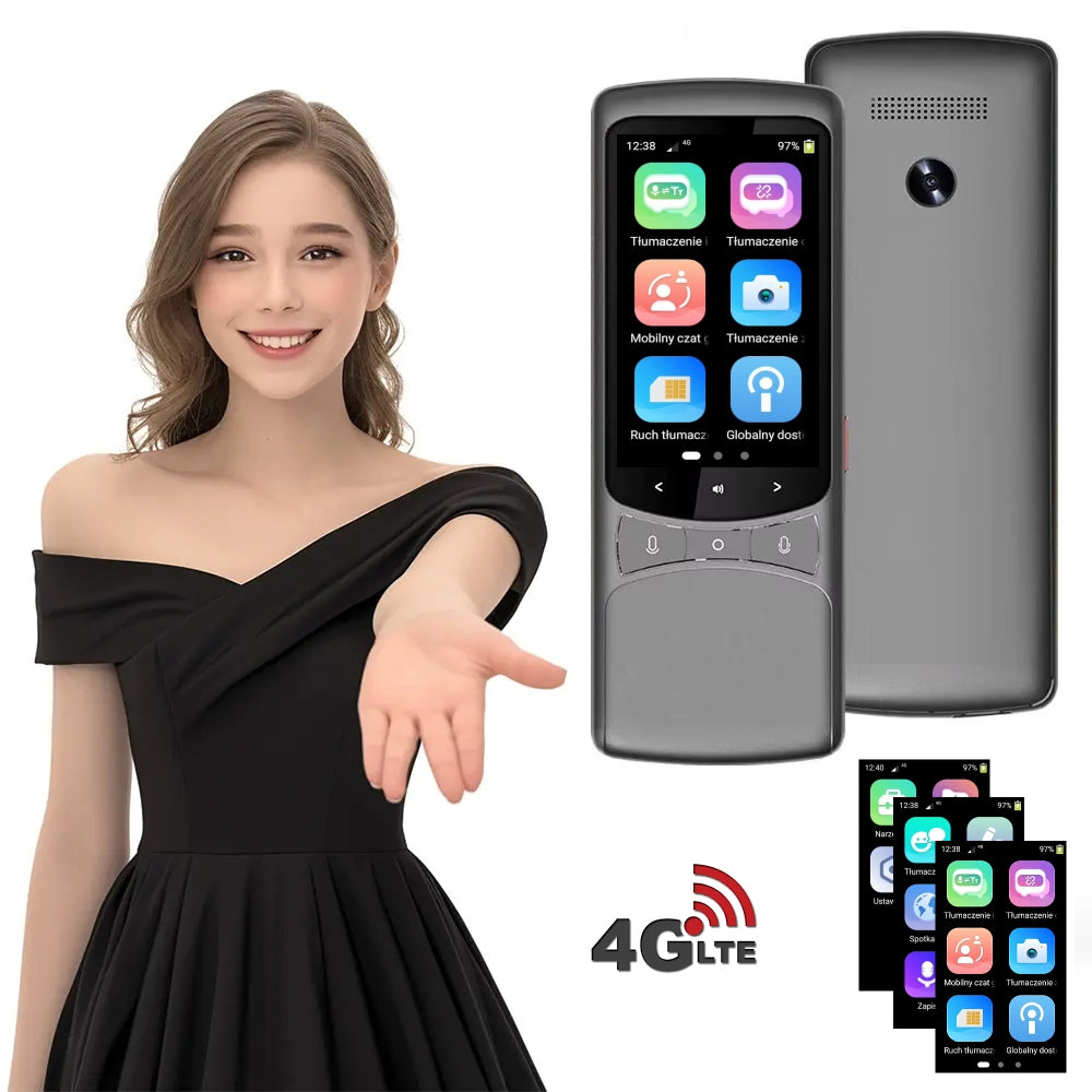 Chipol Z3P translator with FREE LTE internet, polish menu