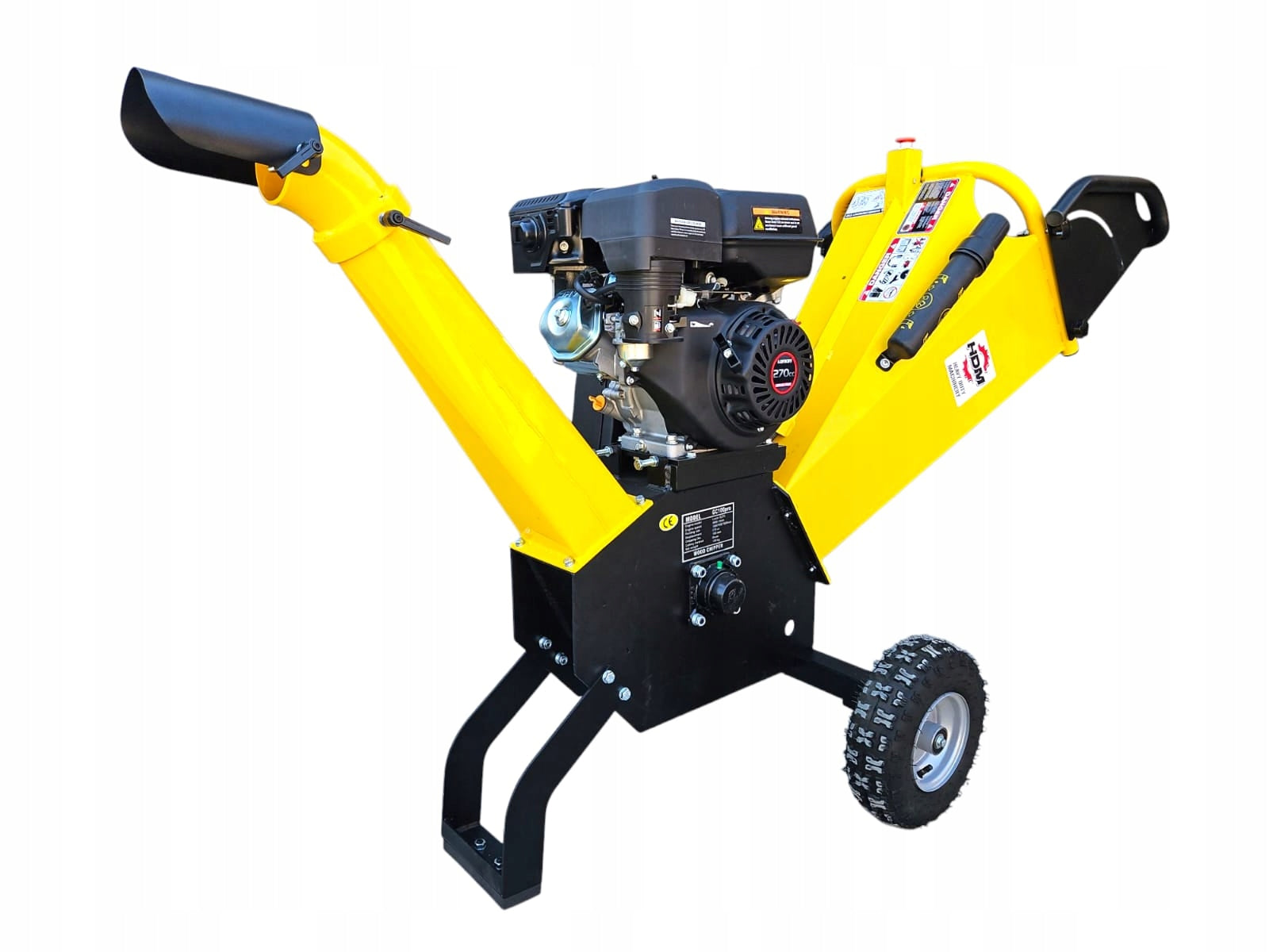 Chipper shredder for branches GC-100 combustion Loncin 9KM strong trouble-free Packaging status original