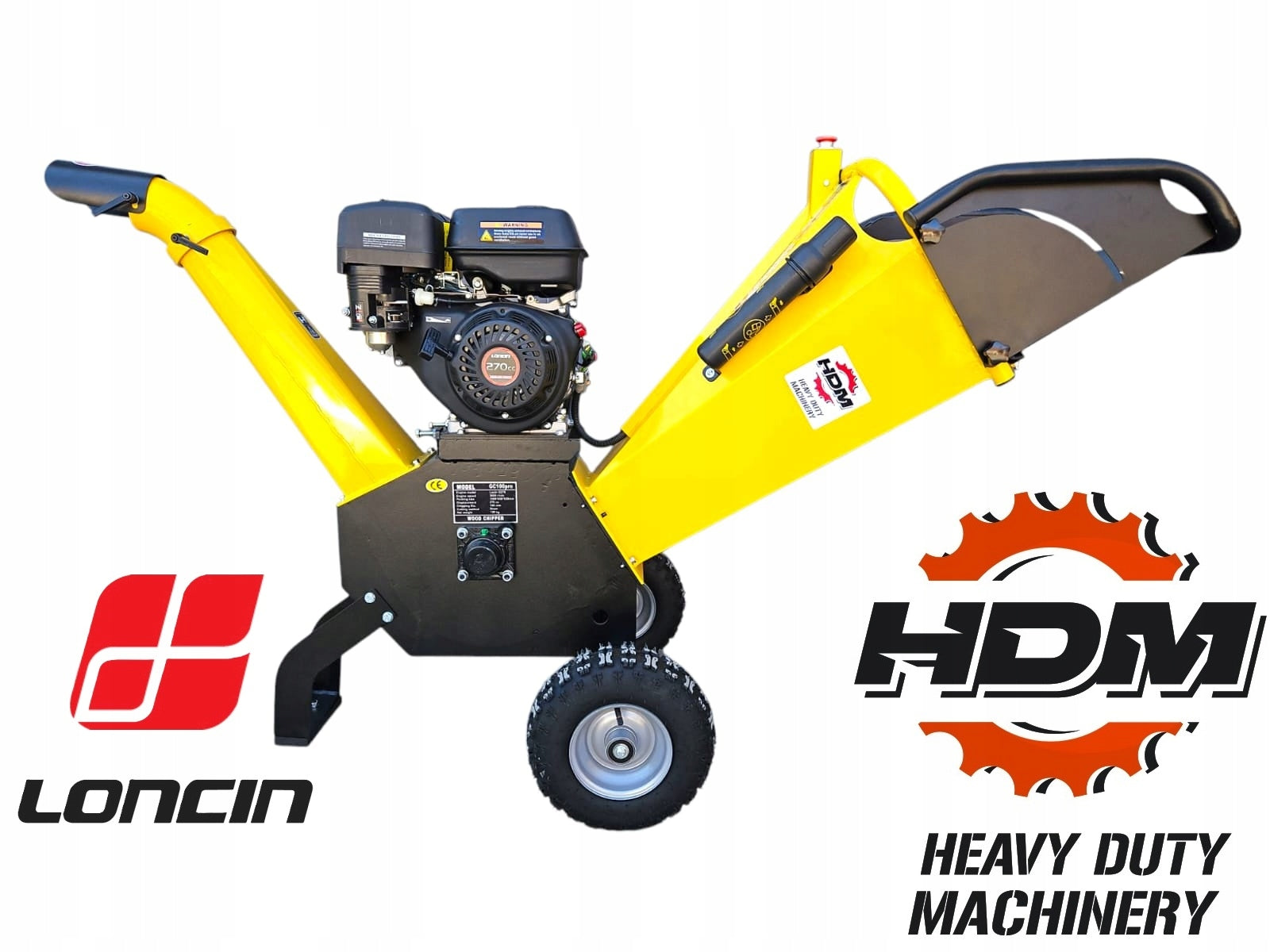 Chipper shredder for branches GC-100 combustion Loncin 9KM strong trouble-free