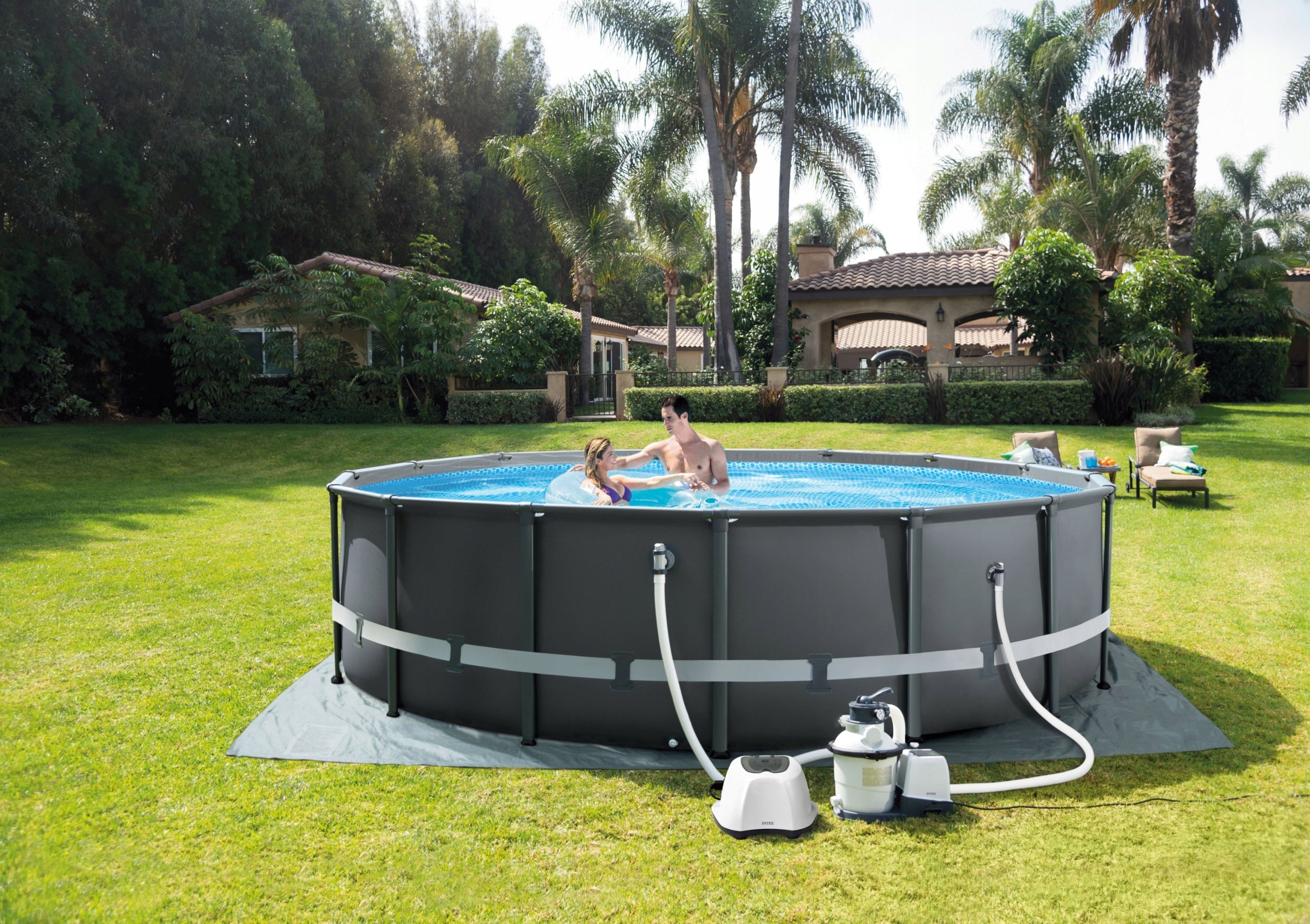Chlorine and ozone generator Intex 26666 for garden pool 11 g/h 38 mm Manufacturer code 26666