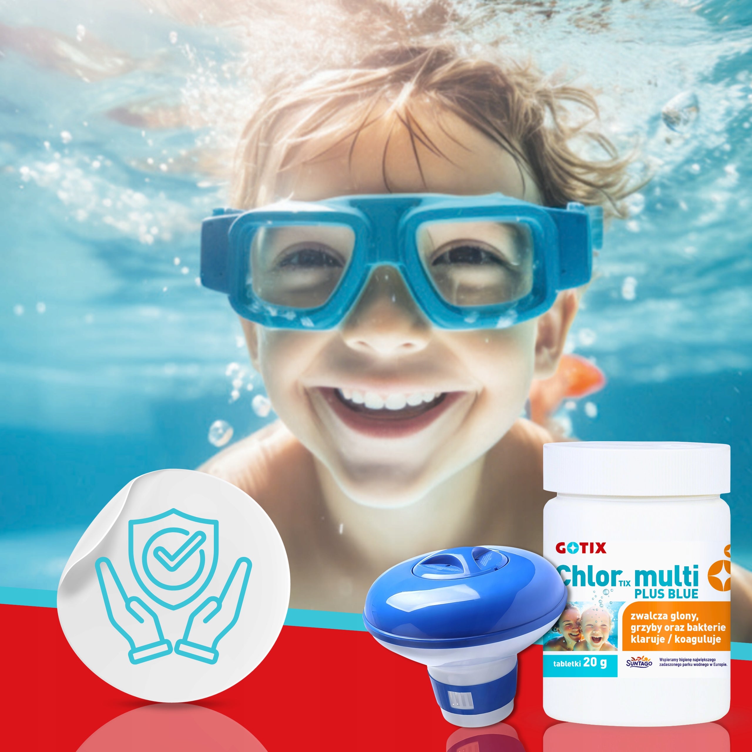 Chlorine for Jacuzzi Pool Tablets Pool Chemicals Set Dispenser 3in1 0.5KG Manufacturer code Chlor do Basenu Chemia Basenowa Tabletki