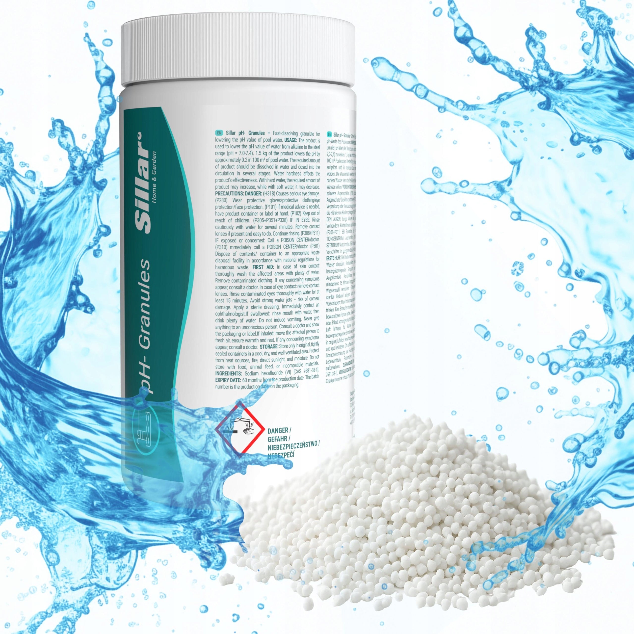 Chlorine for pool chlorine tablets for pool chemistry for pool jacuzzi set 7in1 EAN (GTIN) 5902668084017