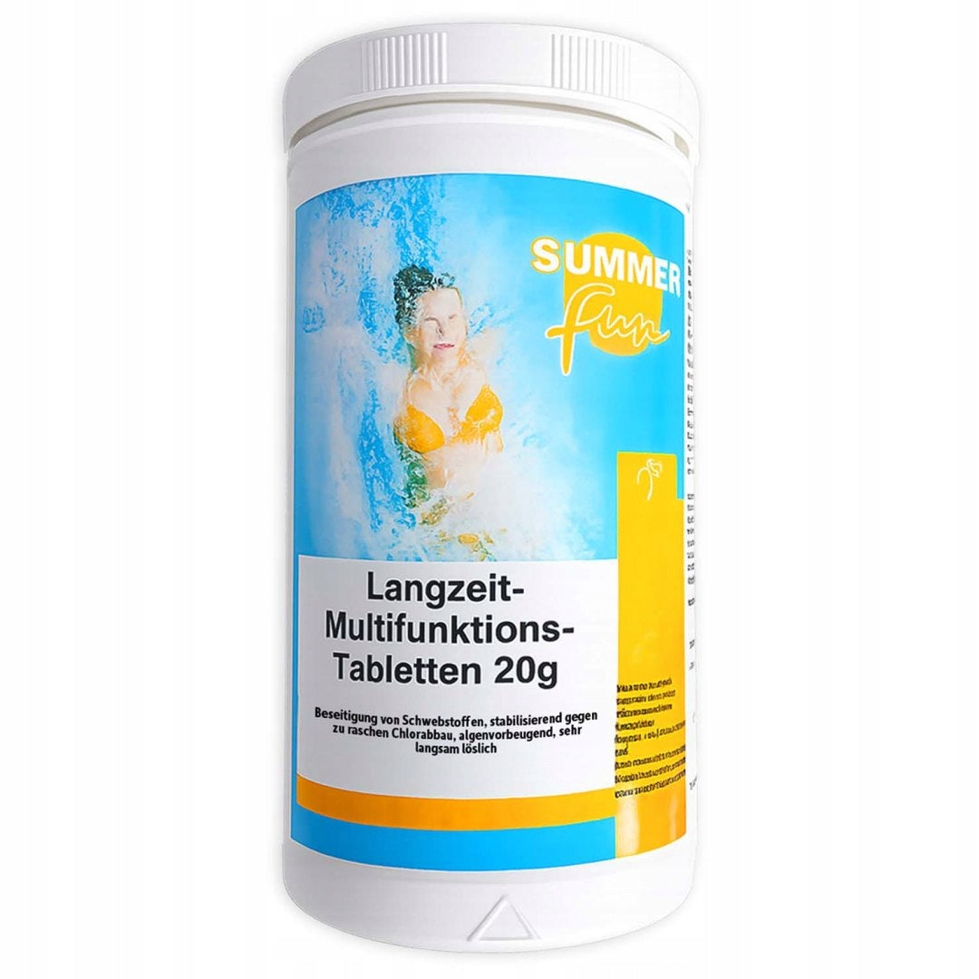 Chlorine for swimming pool multifunctional tablets 20g - 1kg Packaging status original