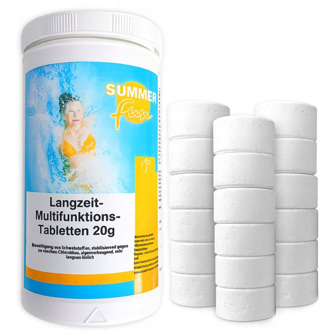 Chlorine for swimming pool multifunctional tablets 20g - 1kg