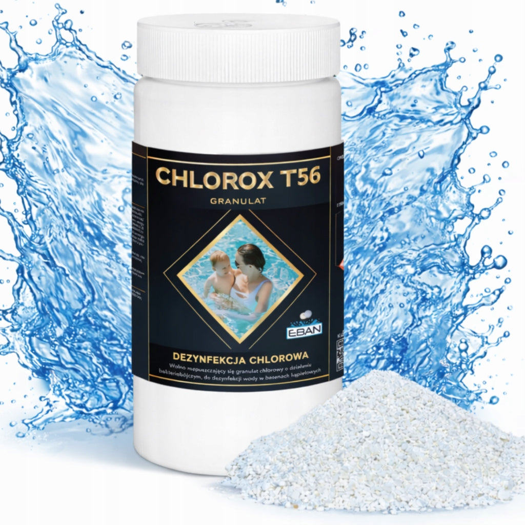 Chlorox T56 Chemistry for Pool Granules Chlorine Shock Water Disinfection 1kg