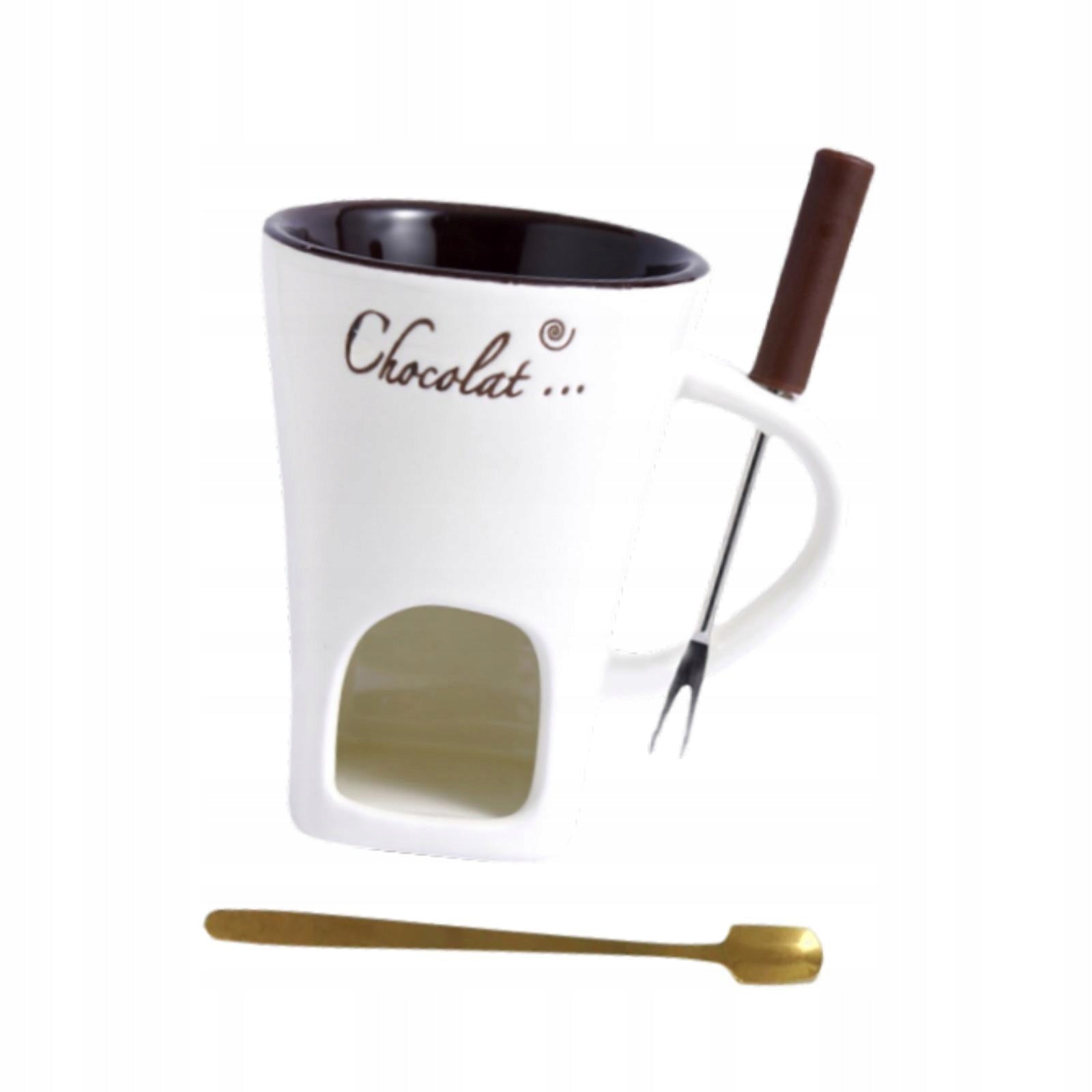 Chocolate Cheese Fondue Pot Ceramic Pot Brand no brand