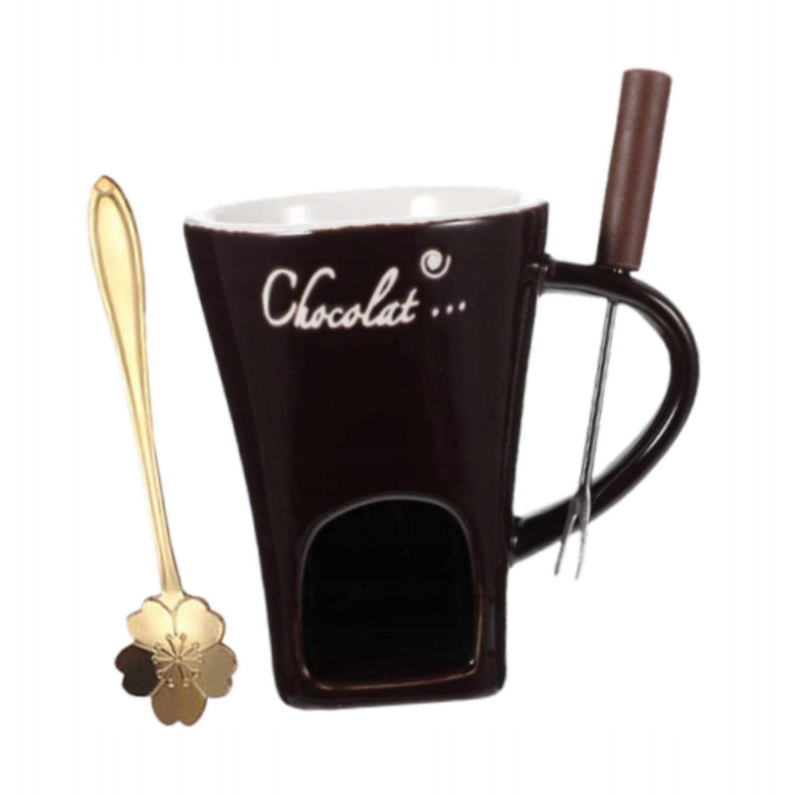 Chocolate Fondue Mug Wedding Engagement Chocolate Melter Pot Cooking coffee Brand no brand