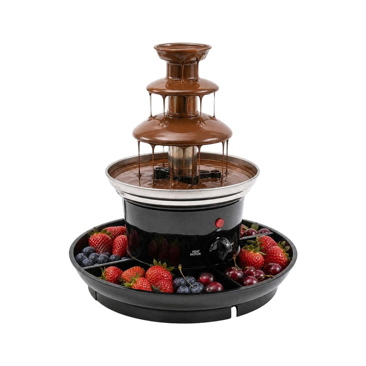 Chocolate Fountain 3-Tier 25W Capacity: 1lb