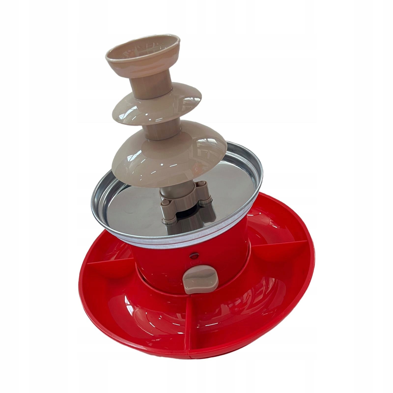 Chocolate Fountain Fondue Maker 3 Stage EU Power Adapter for Various Sauces Packaging status original