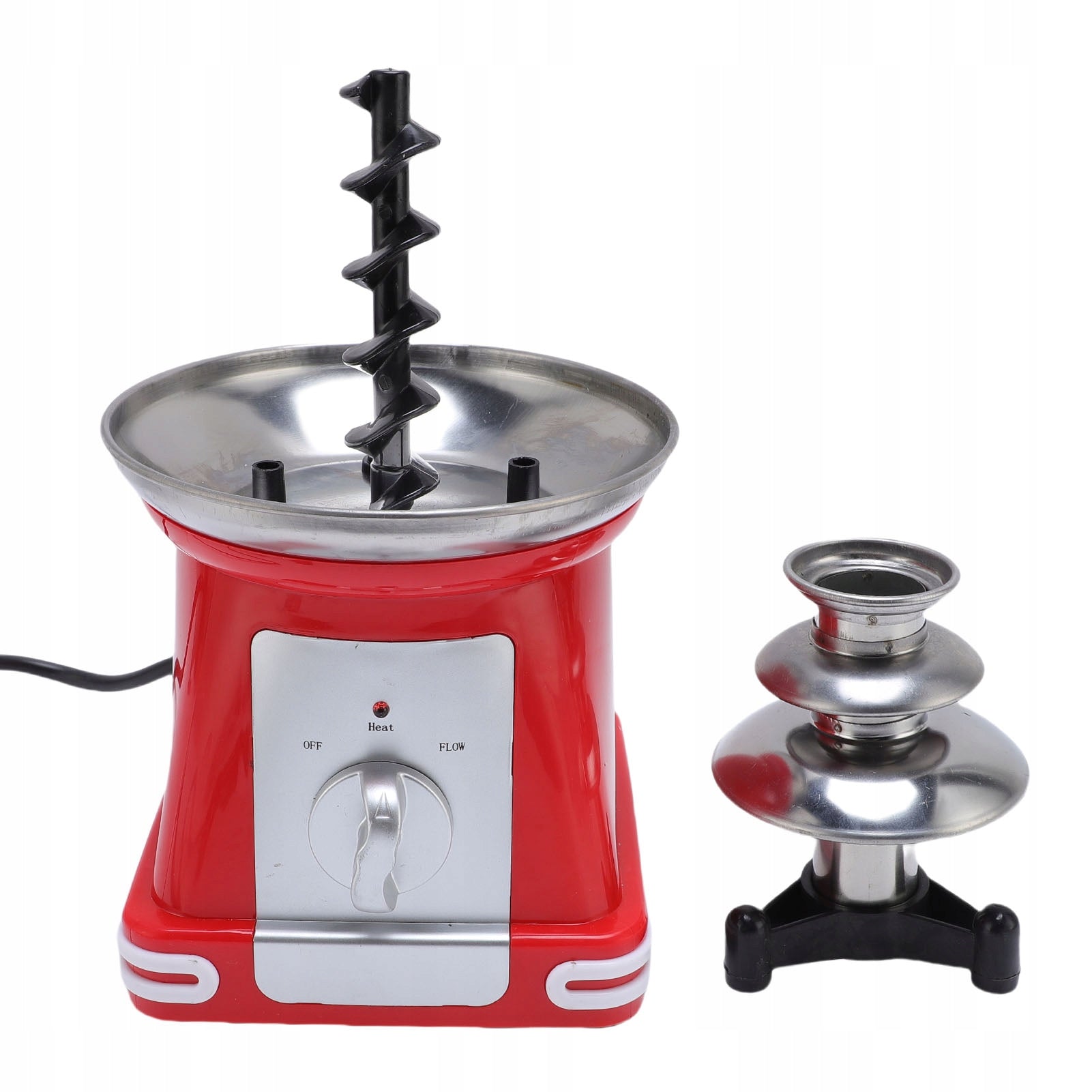 Chocolate Fountain Machine, 3-Tier Chocolate Fountain for Weddings Dominant color multicolor