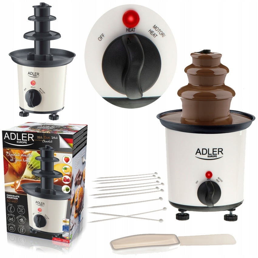 Chocolate Fountain fondue 3 levels Adler AD 4487 EAN (GTIN) 792172673709