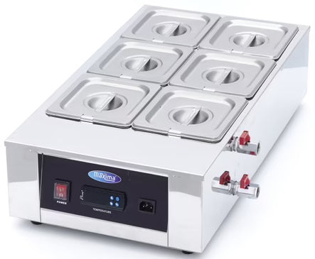 Chocolate Heater Melter 6x 1/6GN 10cm MAXIMA 09374053