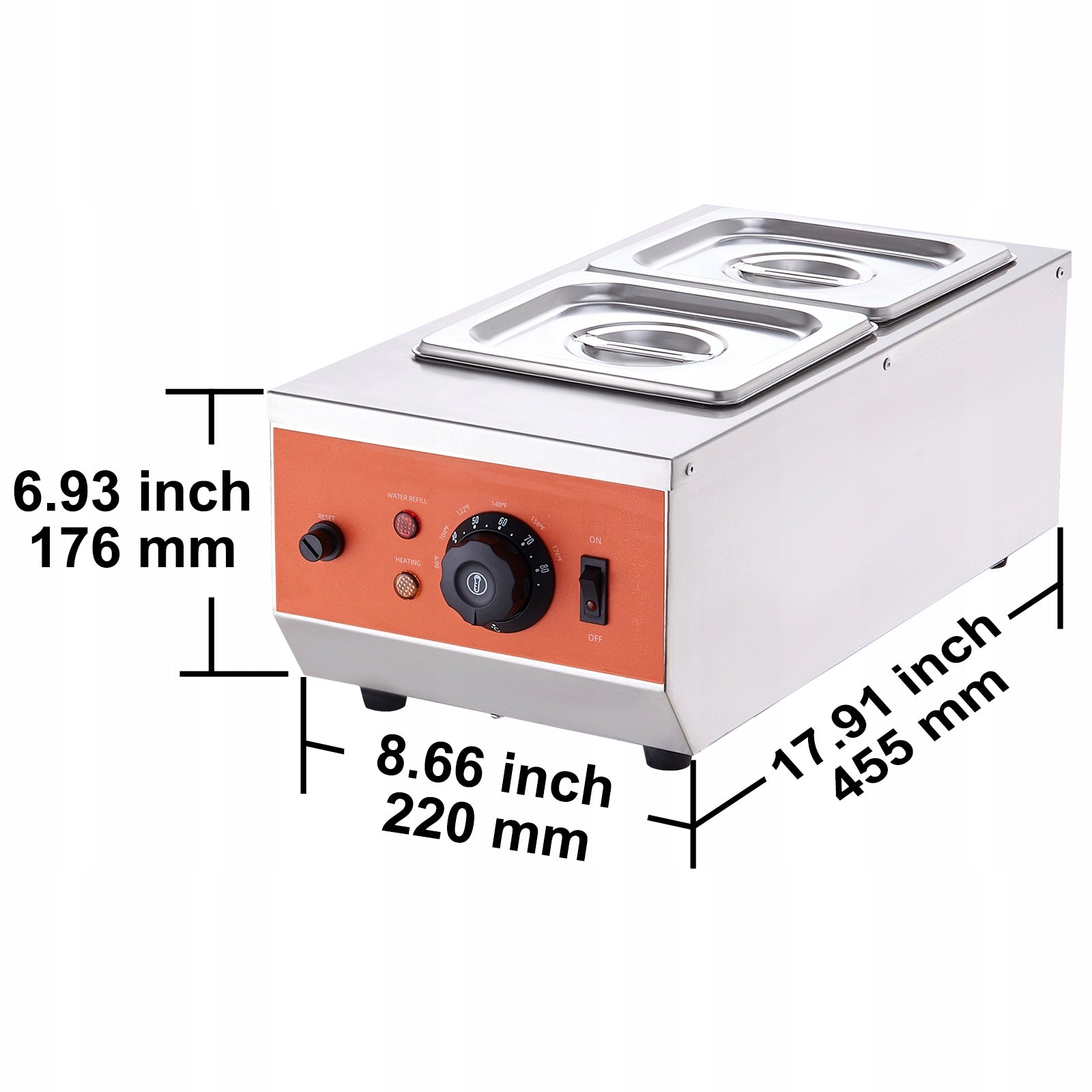 Chocolate Melting Machine 800W 2 Cylinders Commercial Electric Manufacturer code QKLR98
