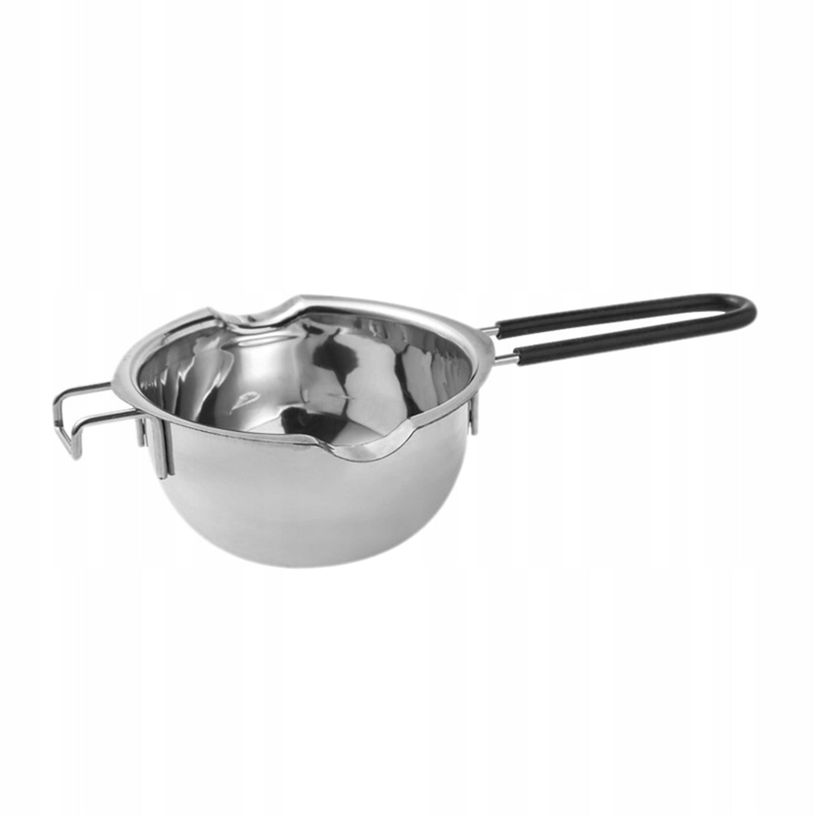 Chocolate Melting Pot 480ml Multifunction Wax Melting Black Handle