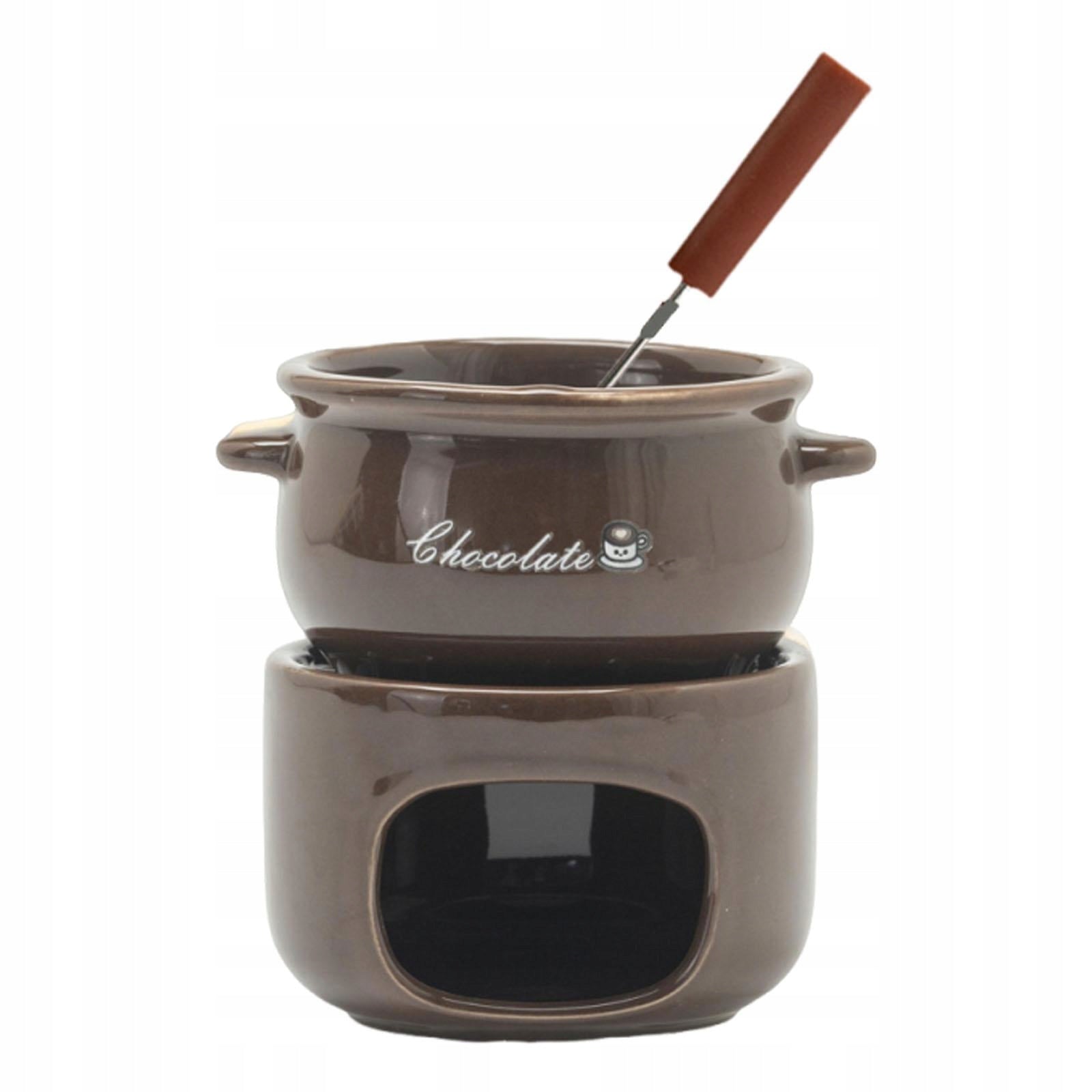 "Chocolate Mug For Fondue Butter Heater,Gifts Kitchen Ka