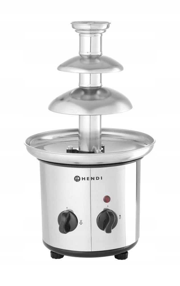 Chocolate fountain Hendi silver/grey 170 W