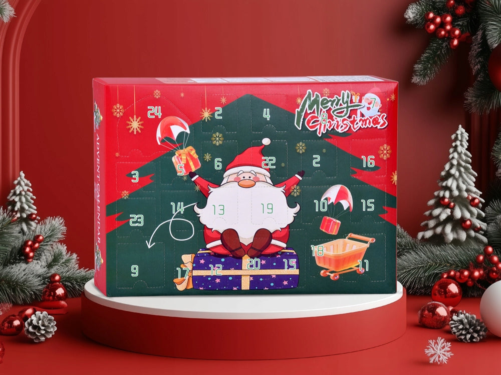 Christmas ADVENT CALENDAR - plush animal pendant ZA5857 Manufacturer code GR0824
