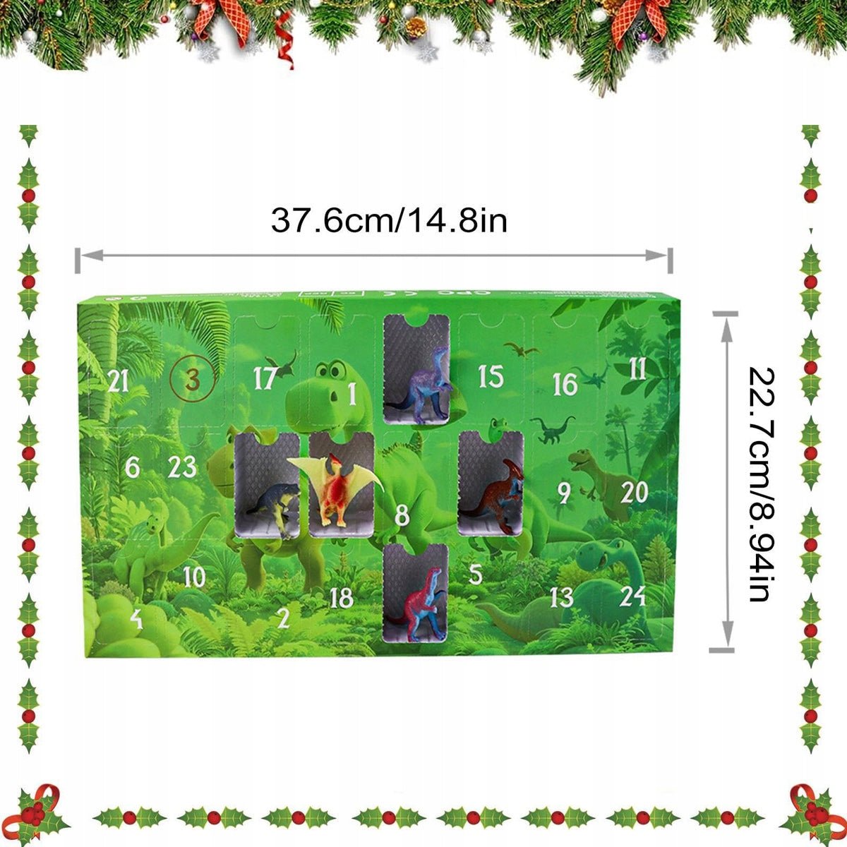 Christmas Advent Calendar 2025 – Realistic dinosaur models 24pcs Brand no brand