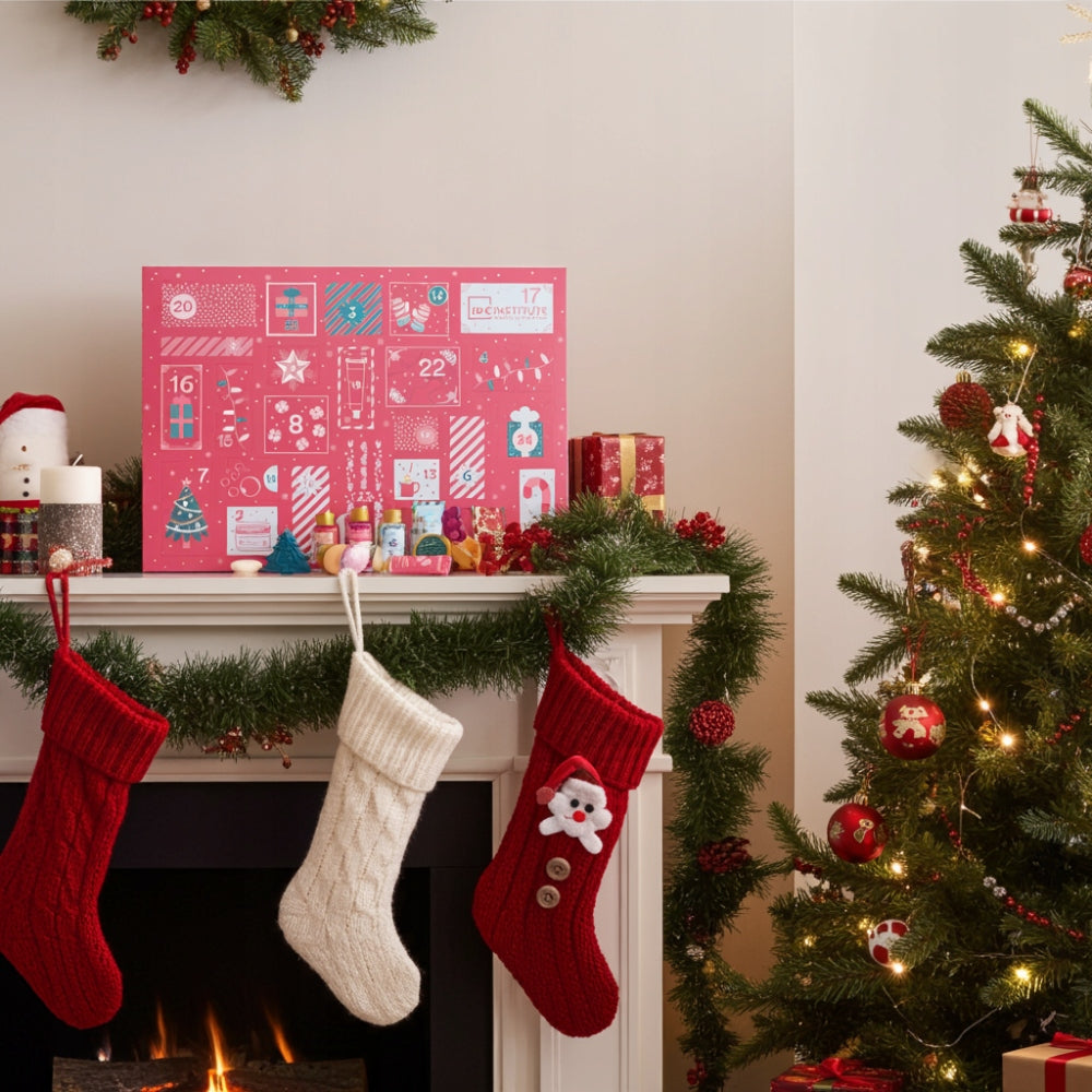 Christmas Advent Calendar with Cosmetics Beauty & Skincare IDC 1 pc Brand no brand